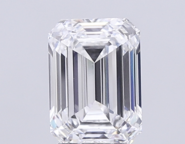 3.77 ct Emerald lab grown diamond D VVS1