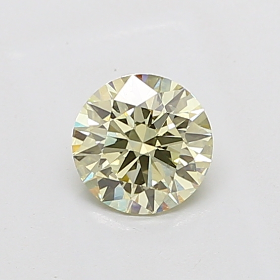 0.96 ct Round lab grown diamond Yellow VS1