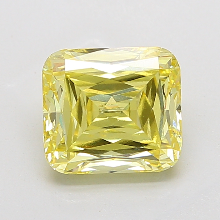 4.86 ct Cushion lab grown diamond Yellow VS1