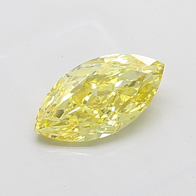 1.42 ct Marquise lab grown diamond Yellow VVS2