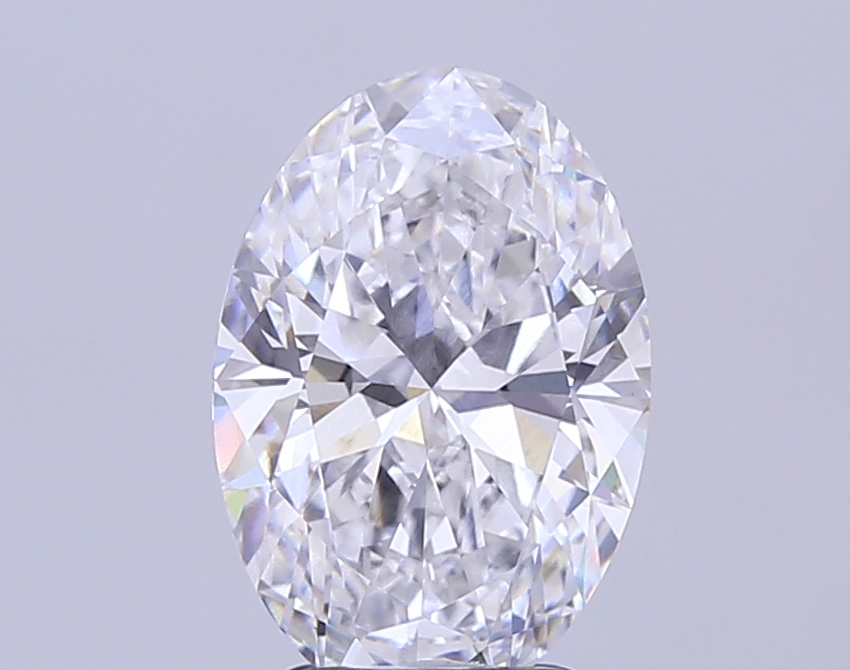 3ct Oval · D · VVS2 · IGI