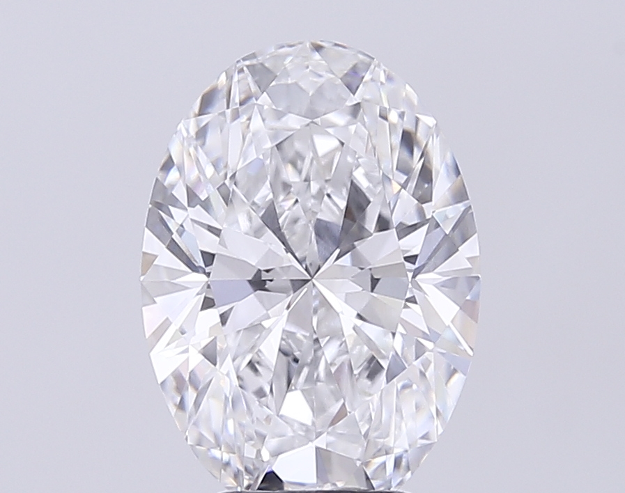 4ct Oval · D · VVS1 · IGI