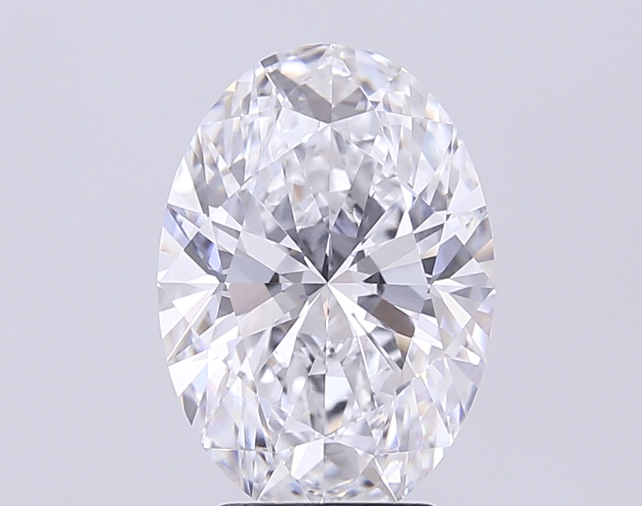 4.2ct Oval · D · VVS1 · IGI