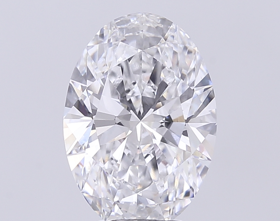 4.14ct Oval · D · VVS2 · IGI