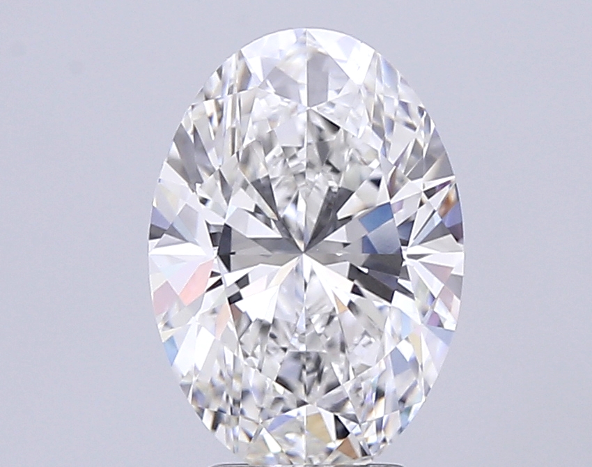 4.55 ct Oval lab grown diamond F VVS2